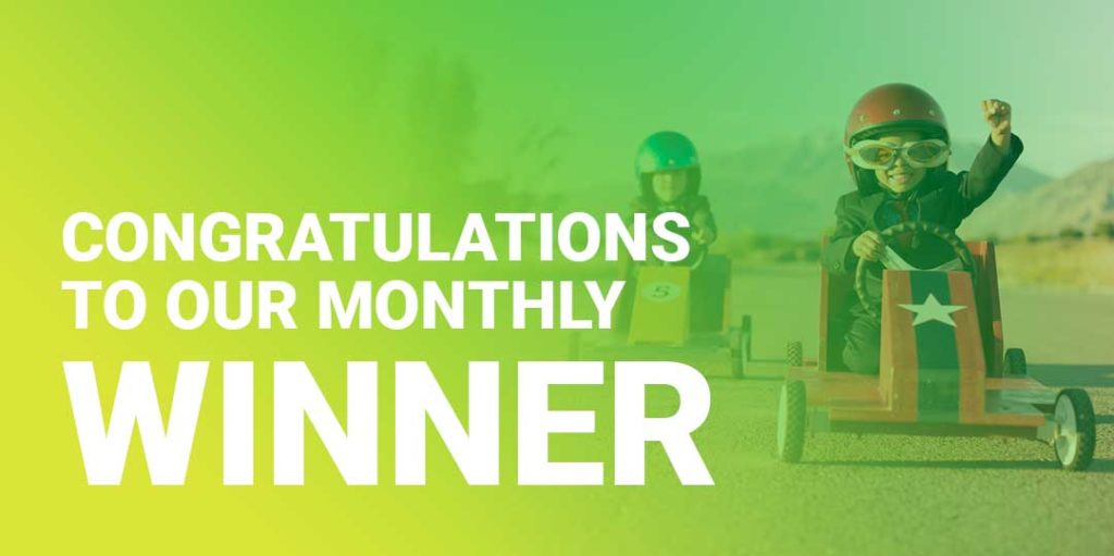 Read more about the article Monthly Winner for August 2018