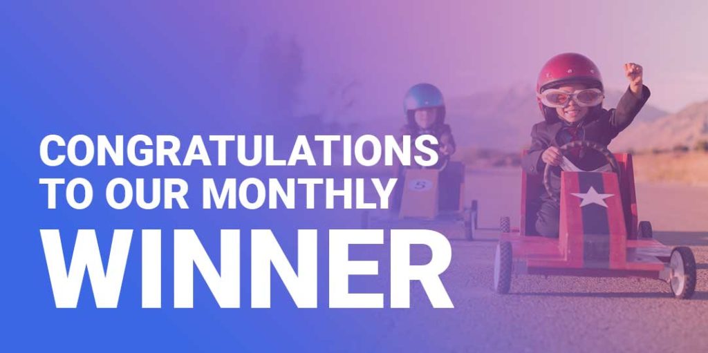 You are currently viewing Monthly Winner for September 2018