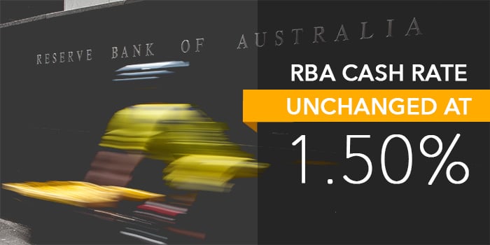 You are currently viewing The RBA has opted to leave the official cash rate on hold at 1.5%.